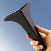 Lüks Mobilya Kanepe Sehpa TV Ünitesi Koltuk Ayağı 19 cm Siyah Baza Ayak 4 Adet thumbnail 5