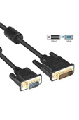 1.8m Metre 24+5 Dvı To Vga Kablo - Altın Uçlu Dvi Vga Kablo - 1