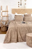 Iskandinav Yatak Örtüsü ÇK Set Forest Bej thumbnail 1