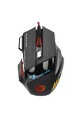 Srknx Gamy Siyah Gaming Oyuncu Mouse Rgb Led Işık Hy-x7 Modern Tasarım 431550 Modelist 999178 - 1