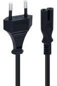 trndx PS4/ PS3 / XBox Series S-X Uyumlu 2 Pinli 1.5 Metre Güç Kablosu Teyp Fişi, Radyo Fişi, Led - 1