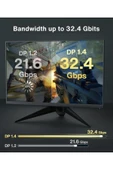 8k Displayport Dp Kablo 1080p@ 360hz, 2k@ 240hz, 4k@ 144hz, 8k@ 60hz V1.4 Gaming \ Sinema thumbnail 2
