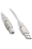 Byrdrp Usb Yazici Kablosu 5 Mt 2.0 Şeffaf Sl-U2005 * Ac-Up05 (4172) Byrnew - 1