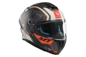 KASK MT HELMETS TARGO S B4 TURUNCU MAT IVAN ORTALA - 3