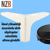 Mobilya Tv Ünitesi Koltuk Kanepe Destek Ayağı 12 Cm Beyaz Baza Ayakları M8 Destek 6'lı Set thumbnail 10