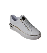 YAZKIŞ Kadın Siyah Beyaz Kalın Taban Günlük Spor Ayakkabı thumbnail 3