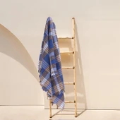 Homedius %100 Pamuk Mavi Hamam Peştemali 2'li - 80 x 160 cm - 3