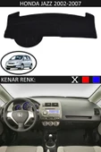 Torpido Koruma Halısı Siyah Kenar Renk Siyah Honda Jazz 2002-2007 ile Uyumlu - 1