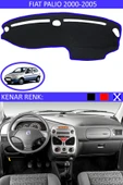 Torpido Koruma Halısı Siyah Kenar Renk Mavi Fiat Palio 2000-2005 ile Uyumlu - 1