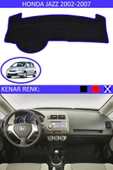 Torpido Koruma Halısı Siyah Kenar Renk Mavi Honda Jazz 2002-2007 ile Uyumlu - 1