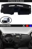 Torpido Koruma Halısı Siyah Kenar Renk Siyah Citroen Berlingo ile Uyumlu - 1