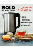 BOLD Su Isıtıcı Kettle Anında Sıcak Su 1,8 Litre - 1
