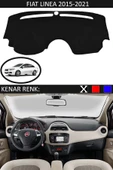 Torpido Koruma Halısı Siyah Kenar Renk Siyah Fiat Linea 2015-2020 ile Uyumlu - 1