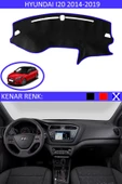 Torpido Koruma Halısı Siyah Kenar Renk Mavi Hyundai İ20 2014-2019 ile Uyumlu - 1
