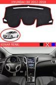 Torpido Koruma Halısı Siyah Kenar Renk Kırmızı Hyundai İ30 2012-2018 ile Uyumlu - 1