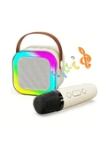 Mini Kablosuz Bluetooth Karaoke Hoparlör Kareoke Makinesi Çocuklar İçin Evde Karaoke Seti thumbnail 1
