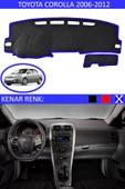Torpido Koruma Halısı Siyah Kenar Renk Mavi Toyota Coralla 2006-2012 ile Uyumlu - 1