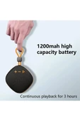 Yüksek Bass Bluetooth Hoparlör Ses Bombası TWS Çift Hoparlör Bağlantısı 1200 mAh Speaker - 4