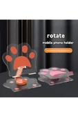 Masaüstü Telefon Ve Tablet Tutucu 360° Dönebilen Katlanabilir Taşınabilir Kaliteli Telefon Standı thumbnail 4