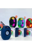 Kablosuz Bluetooth Hoparlör 5W RGB Led Işıklı Speaker Ses Bombası 1200 mAh Güçlü Ses Kalitesi - 8