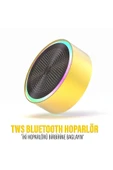Mini Bluetooth Hoparlör Ses Bombası TWS Çift Hoparlör Bağlantısı - 1