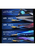65W Çok Fonksiyonlu 4'ü 1 Arada USB C-Type C-Lighting Şarj Kablo 27W PD Hızlı Şarj - 5