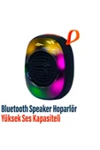 Kablosuz Bluetooth Hoparlör 5W RGB Led Işıklı Speaker Ses Bombası 1200 mAh Güçlü Ses Kalitesi - 1