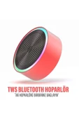 Mini Bluetooth Hoparlör Ses Bombası TWS Çift Hoparlör Bağlantısı - 1