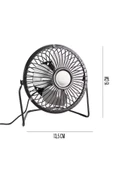 Taşınabilir Mini Fan Soğutucu Serinletici Pervaneli Masaüstü Vantilatör Klima Usb - 6