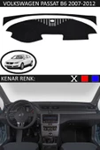 Torpido Koruma Halısı Siyah Kenar Renk Siyah Volkswagen Passat B6 2007-2012 ile Uyumlu - 1
