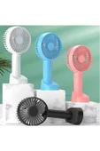 Şarjlı Mini Fan Taşınabilir El Ve Masa Üstü 3 Kademeli Vantilatör - 3