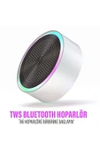 Mini Bluetooth Hoparlör Ses Bombası TWS Çift Hoparlör Bağlantısı - 1