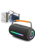 TWS Yüksek Kalite IPX5 Su Geçirmez Bluetooth Hoparlör RGB Işıklı Speaker Ses Bombası - 1