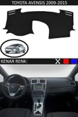 Torpido Koruma Halısı Siyah Kenar Renk Siyah Toyota Avensis 2009-2015 ile Uyumlu - 1