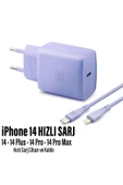 iPhone 14 Uyumlu Şarj Aleti HIZLI PD Şarj Cihazı Apple iPhone 14 Pro 14 Plus 14 Pro Max 25W HIZLI thumbnail 1
