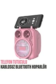 Kablosuz Bluetooth Hoparlör Speaker  Telefon Tutucu Rgb Hoparlör Renkli Işıklı Ses Bombası 5W - 1