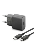 Samsung Galaxy M52 5G Uyumlu Süper Hızlı Şarj Cihazı Type-C 25W PD 5A Kablo ve Adaptör - 1