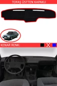 Üstten Kapaklı Torpido Koruma Halısı Siyah Kenar Renk Kırmızı Tofaş ile Uyumlu - 1