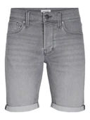 JACK JONES Erkek Grey Denim Şort 12269502 - 1