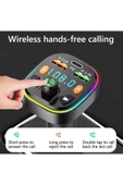 Bluetooth Araç Kiti Araç Fm Transmitter Şarj USB TypeC MP3 PD Flash Için Uygun Çakmaklık Giriş - 3