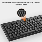 Lecoo Kw200 Kablosuz Klavye & Mouse Set Siyah - 5