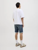 JACK JONES Erkek Blue Denim SHORTS 12269608 - 2