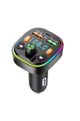 Bluetooth Araç Kiti Araç Fm Transmitter Şarj USB TypeC MP3 PD Flash Için Uygun Çakmaklık Giriş - 1