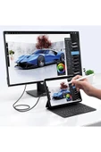 Type-C HDMI Dönüştürücü Telefon Tablet Uyumlu Görüntü Aktarım Televizyon Kablosu 4K HDMI 180cm - 2