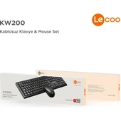 Lecoo Kw200 Kablosuz Klavye & Mouse Set Siyah - 8