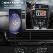 Polham 3A 60W Spiral Type C to Type C Şarj ve Data Kablosu,1-1,5 Metre Kısayıp Uzayabilen Elastik Kablo - 2