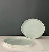 TANTİTONİ SPACE MAVİ PORSELEN 2 Lİ SERVİS TABAĞI SETİ 28 CM - 1