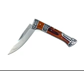 Gül Ağacı Kabzeli Çiçek İşlemeli Katlanabilir Çakı thumbnail 3