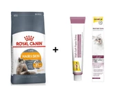 Royal Canin Hair&Skin Hassas Tüylü Kediler İçin Mama 4 kg + Gimcat Malt 100 Gr - 1