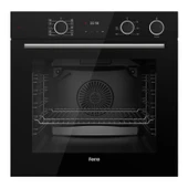 Ferre Fryart & Steamart Siyah Cam Ankastre Set D063 - LN385 Döküm Ocak - XE64CS Buharli thumbnail 4